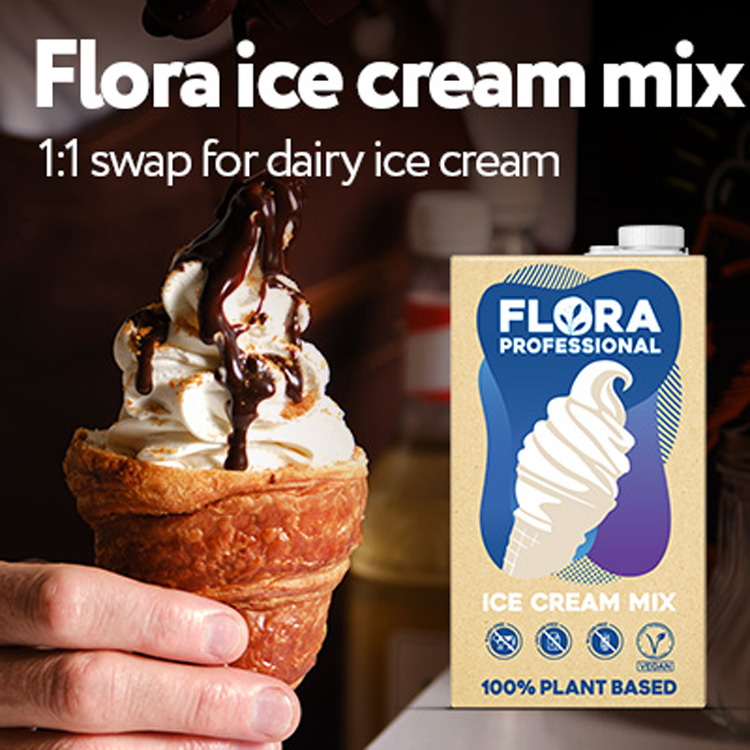 Flora ice cream mix