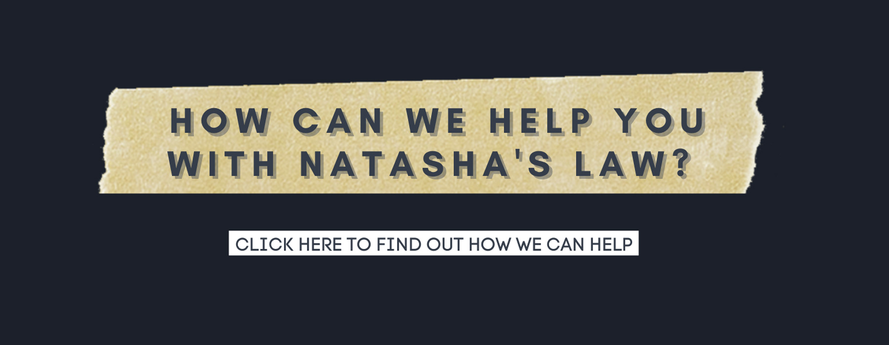 Is your business ready for Natasha's Law? Find out how we can help