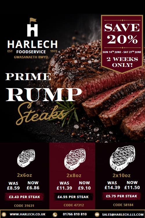 Prime rump steak